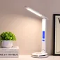 Preview: CASAYA LED-Tischlampe TORSBY, 5,3 w, 700 lm, weiß, H: 45 cm, Ladestation, 997147