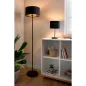 Preview: CASAYA Tischlampe Liperi, E27, schwarz-goldfarben, H 33 cm, 997176