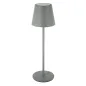 Preview: CASAYA LED-Akkuleuchte Tjörn, 3 w, 250 lm, grau, H: 36,5 cm, 997247