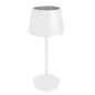 Preview: CASAYA LED-Solarleuchte Soelu, ØxH 13 x 30,5 cm, 2,5 W, warmweiß, 280 lm, dimmbar, weiß, 997302