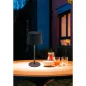 Preview: CASAYA LED-Tischleuchte Soelu, ØxH 13 x 30,5 cm, 2,5 W, 280 lm, dimmbar, grau, 997303