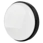 Preview: CASAYA LED-Außenleuchte Augis, DxH: 19 x 4,8 cm, rund, 14W, 980 lm, 4000K, schwarz, 997342