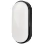 Preview: CASAYA LED-Außenleuchte Augis, BxHxT: 21 x 4,8 x 10,5 cm, oval, 14W, 980 lm, 4000K, schwarz, 997343