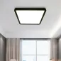 Preview: Casaya LED-Deckenleuchte Medora, eckig, BxL: 30 x 30 cm, 24 W, 2500 lm, schwarz, 997357