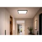 Preview: Casaya LED-Deckenleuchte Medora, eckig, BxL: 40 x 40 cm, 32 W, 3400 lm, schwarz, 997358