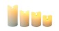 Preview: Casaya LED-Kerze, 4er Set, Höhe: 7,5 / 10 / 12,5 / 15 cm, mit Fernbedienung, weiß, 997403