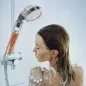 Preview: EASYmaxx Duschkopf Spa, mit Mineralperlen, 3 in 1 transparent / chrom, 8cm, 5206 Preview: EASYmaxx Duschkopf Spa, mit Mineralperlen, 3 in 1 transparent / chrom, 8cm, 5206