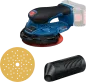 Preview: Bosch Professional 18V System Akku-Schleifer GEX 18V-150-3 inkl. 1x Schleifpapier, 1x Staubbox, 1x Schutzring, 0601372904
