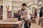 Preview: Bosch Professional 18V System Akku-Schleifer GEX 18V-150-3 inkl. 1x Schleifpapier, 1x Staubbox, 1x Schutzring, 0601372904