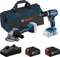 Preview: BOSCH Profi Set mit 2 18V-Werkzeugen: GSB 18V-45 + GWS 18V-8 + 2x GBA 4.0 Ah + GAL 18V-40 + Werkzeugtasche, 1510997