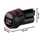 Preview: Bosch Akku-Bohrschrauber GSR 12V-15, 2x 2.0Ah Akkus, Lader, L-Boxx, 060186810P