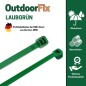 Preview: OutdoorFix Kabelbinder 150 x 3,5 mm, 50 Stk, Laubgrün, Wetterfest, UV-beständig, 22564