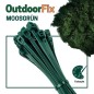 Preview: OutdoorFix Kabelbinder 150 x 3,5 mm, 50 Stk, Moosgrün, Wetterfest, UV-beständig, 22566