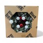 Preview: Black Box Kaprun Weihnachtskranz mit LED, 10 x DM 45 cm, frosted, grün, 1166289 4