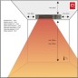 Preview: Infrarot Heizstrahler wall 2000 W, inklusive Fernbedienung, 4402040081996