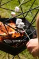 Preview: Barbecook Feuerschale Sierra 45x45x71cm, Stahlblech, schwarz, BC-WOO-6015