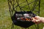Preview: Barbecook Feuerschale Sierra 45x45x71cm, Stahlblech, schwarz, BC-WOO-6015