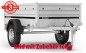 Preview: PKW-Anhänger 1205SXLUB750 Set hohe Bordwände, Deckel schwarz  39020