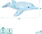 Preview: Intex Aufblasbarer vDelfin, Vinyl, 175 x 66 cm, I03400500