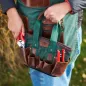 Preview: FELCO 482 Gartentasche Mini kompakt, wasserdichtes Canvas und Leder, F482
