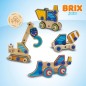 Preview: SES Creative Brix Junior - Konstruktionsset Baufahrzeuge, 14071