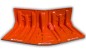 Preview: NoFloods EasyWall ABS-Barrier Außeneckmodul T50-OU BW-DO43