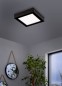 Preview: EGLO LED Deckenleuchte Idun, 17cm, schwarz, 1500lm, 4000K, 75605