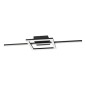 Preview: EGLO LED Deckenleuchte CCT 66cm schwarz 2600lm - Agostino, 75916