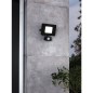 Preview: EGLO LED Außenwandleuchte IP44 Sensor schwarz Faedo 3, mit Sensor, 97461