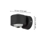 Preview: EGLO LED Außen-Wandlampe Treviolo, 2x2,2 W, Aluguss Anthrazit, 8,5 x 9 cm, 1387957