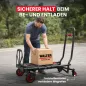Preview: WALTER 2-in-1 Transportwagen & Transportkarre – 150 kg Tragkraft, ausziehbarer Griff, klappbar 613494