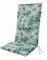 Preview: Doppler Auflage Hochlehner Living Palmen Petrol, 119x48x6cm, Baumwolle & Polyester, 5122153954