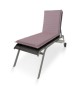 Preview: Doppler Liegeauflage Sunlounge Art,  Fischgräten Lila, 195x60x6cm, Polyester&Baumwolle, 5142914043
