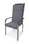 Preview: Doppler Hochlehner Auflage Life hellgrau, 119x48x4 cm, 5127595354