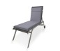 Preview: Doppler Auflage Sunlounge Life hellgrau, 195x60x4cm, 5147595354