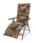 Preview: Doppler Auflage Relaxliege Living, Braune Blätter, 170x48x6cm, 5132156110