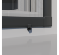 Preview: Windhager Insektenschutz Vorreiber-Set Fenster, Fliegengitter-Zubehör, Insektenschutz Ersatzteile, Spannrahmen Fenster, inkl. Schrauben, einfache Montage, 4 Stk., anthrazit 04539