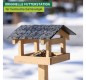 Preview: Windhager Vogelfutterhaus Steinplatte, 07676