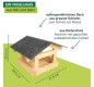 Preview: Windhager Vogelfutterhaus Steinplatte, 07676