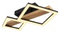 Preview: Globo Deckenleuchte DUSTIN, schwarz, 48x30x10cm, Metall, 67288D