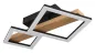 Preview: Globo Deckenleuchte DUSTIN, schwarz, 48x30x10cm, Metall, 67288D
