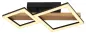 Preview: Globo Deckenleuchte DUSTIN, schwarz, 48x30x10cm, Metall, 67288D