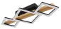 Preview: Globo Deckenleuchte DUSTIN schwarz, 66x30x10cm Metall, LED, 67288D1
