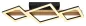 Preview: Globo Deckenleuchte DUSTIN schwarz, 66x30x10cm Metall, LED, 67288D1