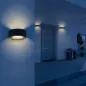 Preview: Globo Außenleuchte SLICE I, schwarz, IP54 7W 3000K 200LM, 34313