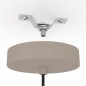 Preview: EGLO Hängelampe Romazzina, E27, Ø32,5cm, beige, Metall, 900496