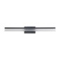 Preview: EGLO LED Wandleuchte Palmital, Bad-Spiegellampe, IP44,59,5cm, 1350lm, Schwarz, 900845