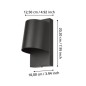 Preview: EGLO LED Außen Wandlampe Stagnone, 900691