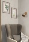 Preview: EGLO Wandlampe Arrecife, E27, Ø14,5cm, Metall, beige, 900711
