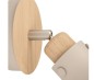 Preview: EGLO Wandlampe Arrecife, E27, Ø14,5cm, Metall, beige, 900711